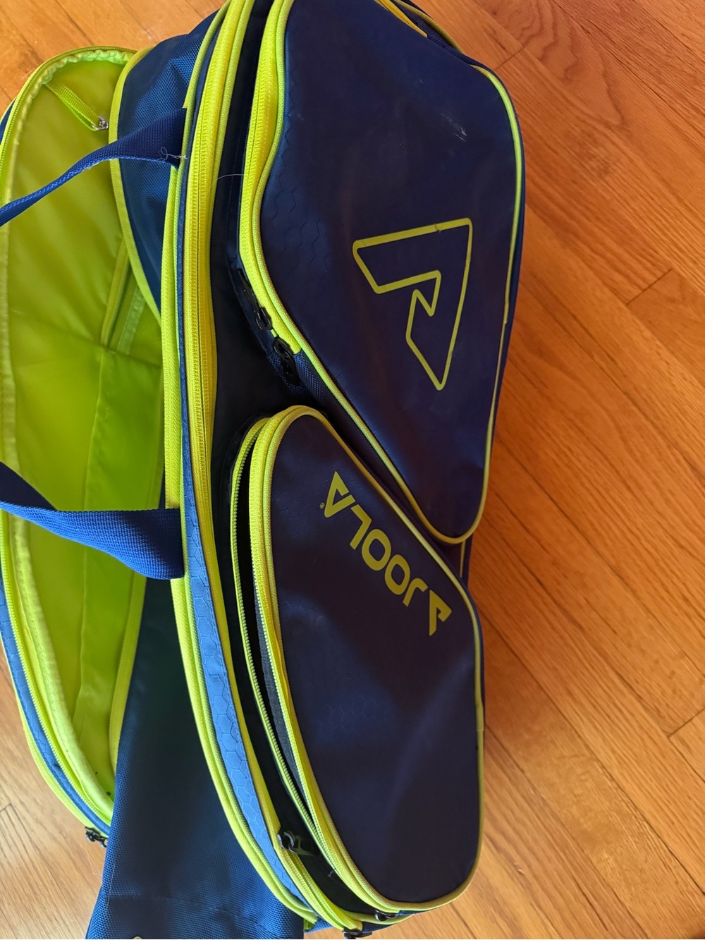 JOOLA Navy & Neon Yellow Duffel Bag for Men - Picture 6 of 10